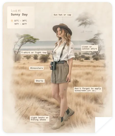 Lista bagaglio safari in PDF