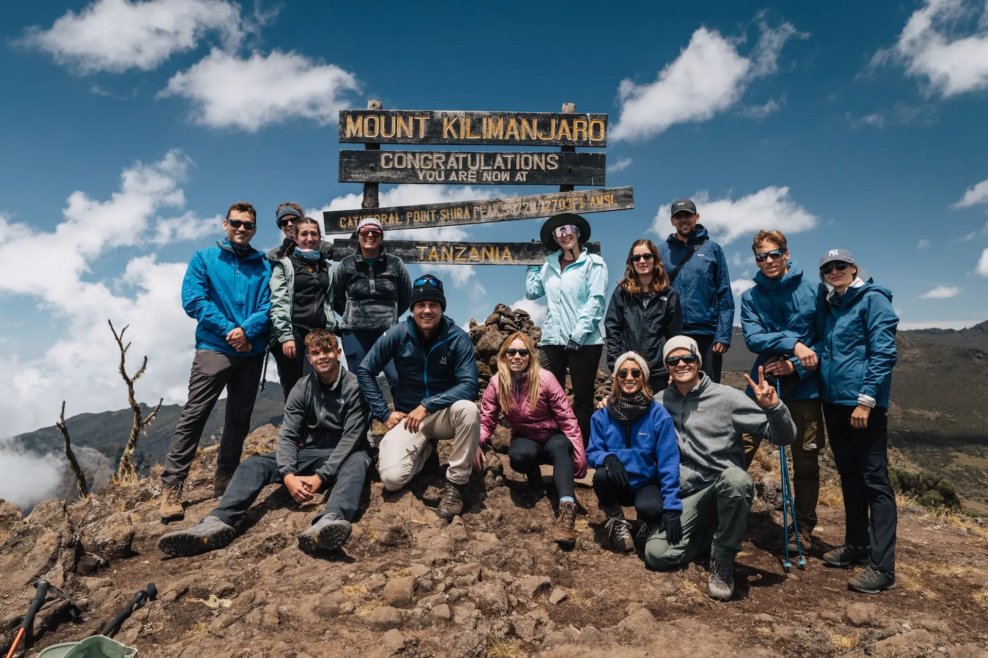Jonny Melon, noto travel influencer, ha partecipato alla nostra scalata di gruppo nel 2023