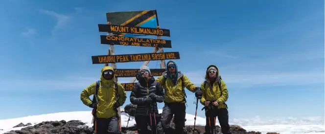 Via Lemosho - Giorno 7 - Ascesa all'Uhuru Peak e discesa al Millennium Camp